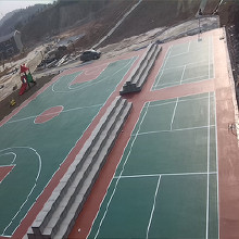 懸浮拼裝地板 場(chǎng)地鋪設(shè)器材 塑膠跑道材料生產(chǎn)廠家-湖南優(yōu)冠體育材料有限公司，塑膠跑道，塑膠球場(chǎng)