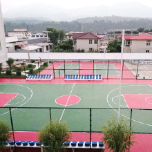 廈門學校硅PU球場地坪室外泉州EPDM塑膠跑道丙烯酸場籃球場運動場環(huán)保地坪漆施工